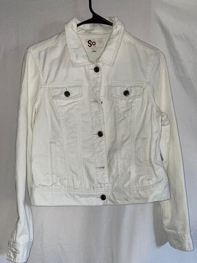 SCRATCH and DENT SO Brand Denim Jacket Size Large (Juniors)